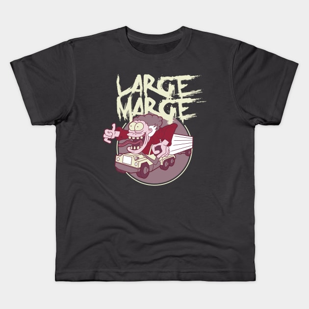 Large Marge Kids T-Shirt by dann